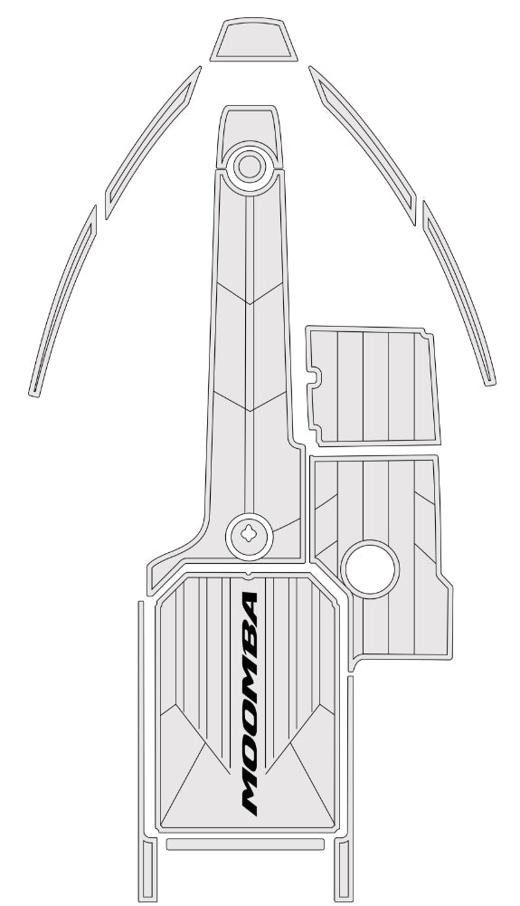 2016 - 2018 MOOMBA CRAZ EVA Foam Boat Flooring with 3M Adhesive - HJDECK