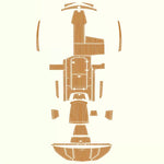 2016 - 2019 Nautique Super Air G23 EVA Foam Boat Deck Mat Kits - HJDECK