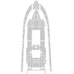 2016 - 2020 Yellowfin Offshore 39 EVA Foam Faux Teak Boat Deck Marine Flooring Boat Decking - HJDECK