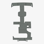 2016 Cobalt Marker 1 Tritoon EVA Foam Boat Flooring Deck Kit - HJDECK