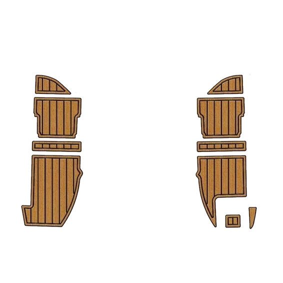 2016 Sea Fox 266 Commander Boat EVA Teak Deck Floor Mat Swim Platform Cockpit Pad - HJDECK