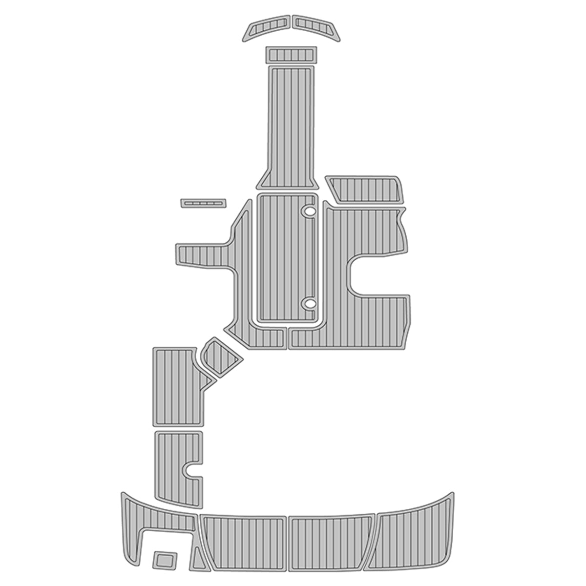 2016 Sea Ray SPX 190 Faux Teak EVA Foam Boat Flooring Marine Decking - HJDECK