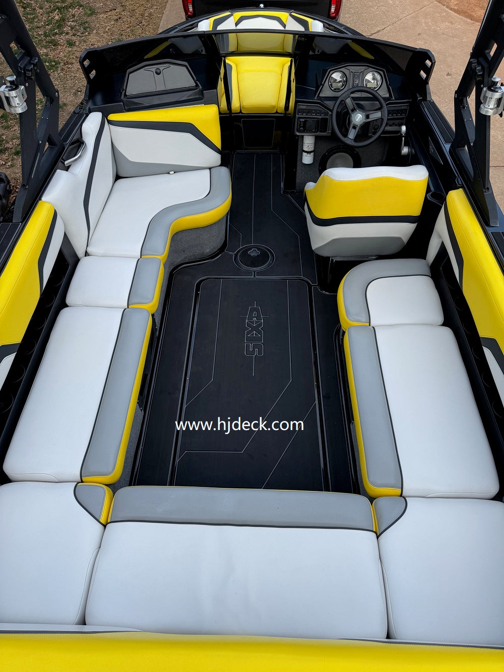 2015-2017 Axis T23 EVA Foam Faux Teak Boat Deck Mats Flooring