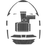 2017 - 2018 MALIBU 21 VLX EVA Foam Faux Teak Boat Deck Mat Flooring Marine Decking - HJDECK