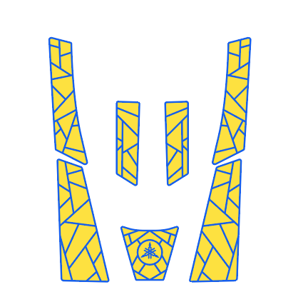 2017 - 2020 Yamaha EX, EX Sport, & EX Deluxe Traction Mats - HJDECK