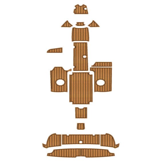 2017 - 2021 Yamaha Arsx 210 & 212x with Lounger EVA Foam Boat Deck Flooring Kit - HJDECK