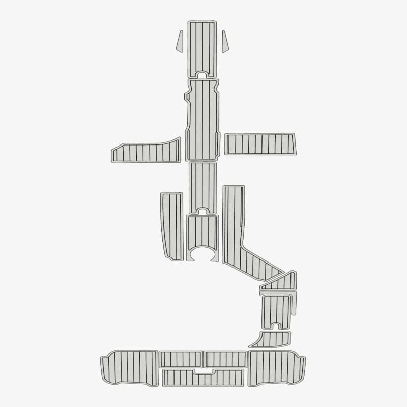 2017 - 2023 Sea Ray 270 SDX Inboard Swim Platform Pad Boat Flooring - HJDECK