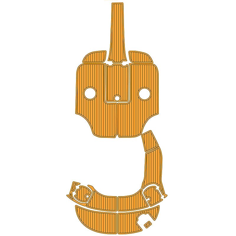 2017 - 2024 Monterey 224 FS Faux Teak EVA Foam Boat Deck Flooring Marine Decking - HJDECK