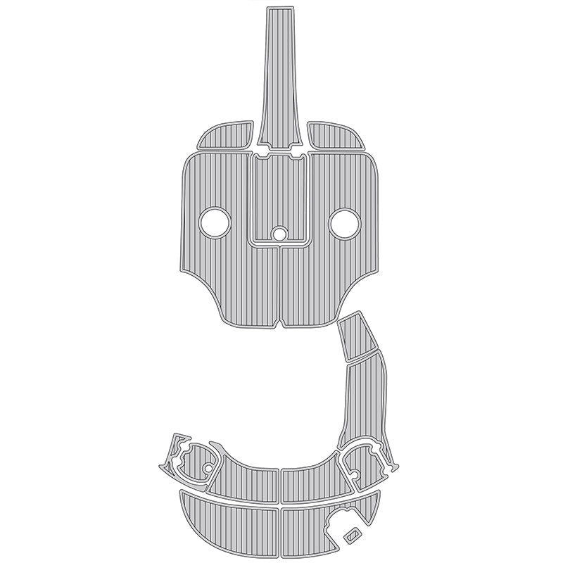 2017 - 2024 Monterey 224 FS Faux Teak EVA Foam Boat Deck Flooring Marine Decking - HJDECK