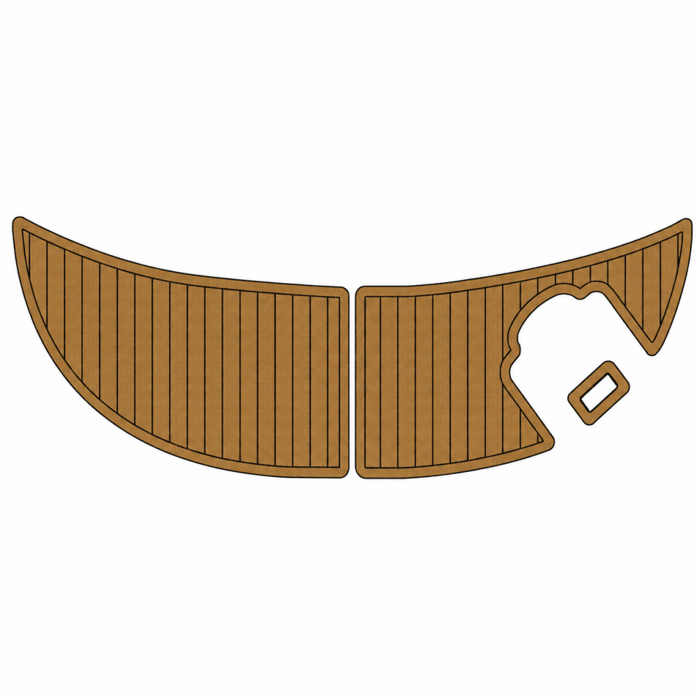 2017-2024 Monterey 224 FS Faux Teak EVA Foam Boat Deck Flooring Marine Decking - HJDECK
