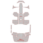 2017 Chaparral Boats H2O 21 SPORT EVA Decking Kits Boat Flooring Mat - HJDECK