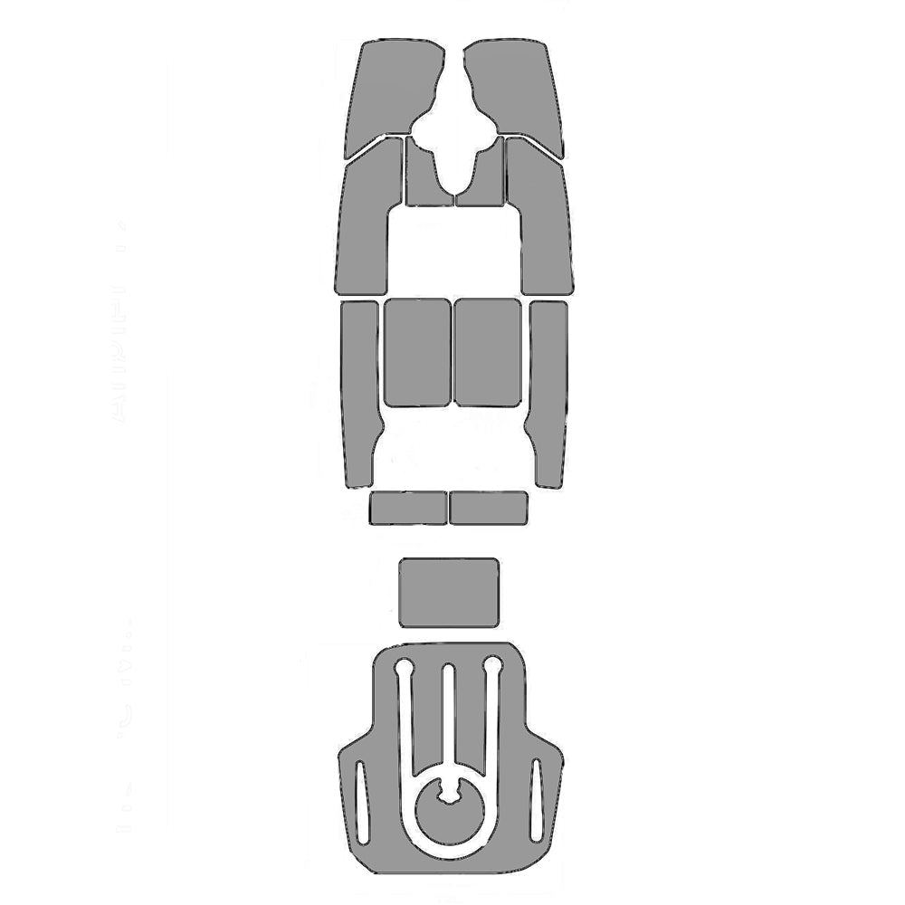 2017 Hobie Mirage Pro Angler 12 Kayak Boat Deck Pad Kit - HJDECK