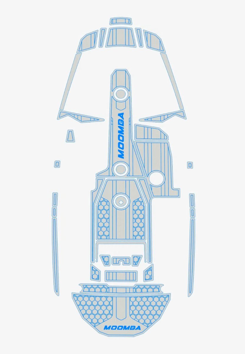 2017 Moomba Helix EVA Foam Boat Deck Matt Flooring Marine Decking - HJDECK