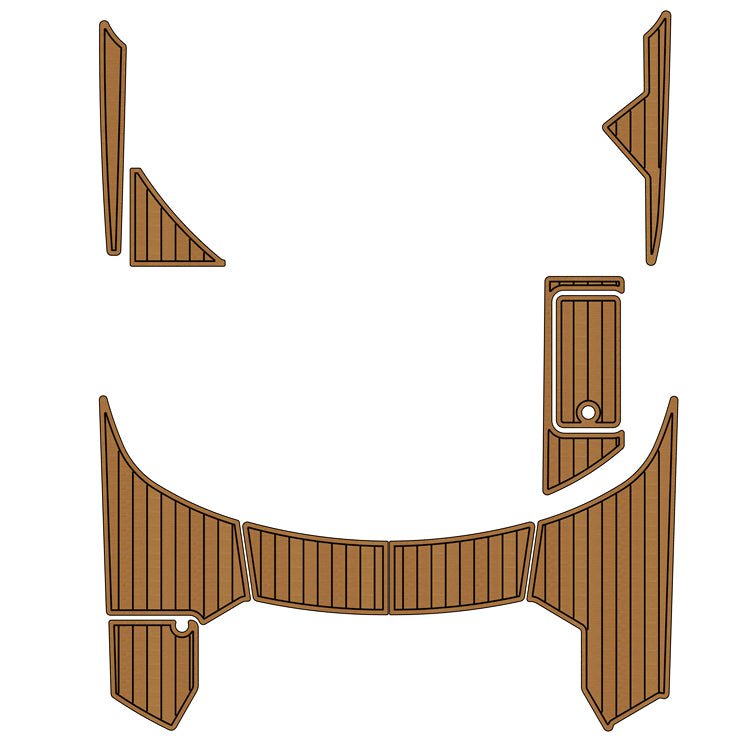 2017 Sea Ray SLX 350 Outboard (OB) Swim Platform Pad - HJDECK