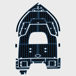 2018 - 2024 Bulls Bay 2200 Foam Boat Flooring Kits - HJDECK