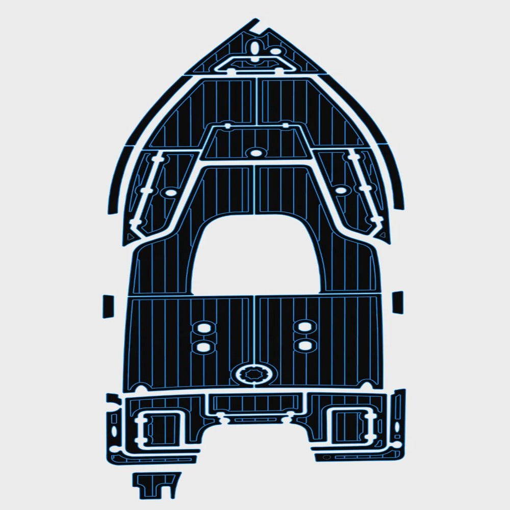 2018 - 2024 Bulls Bay 2200 Foam Boat Flooring Kits - HJDECK