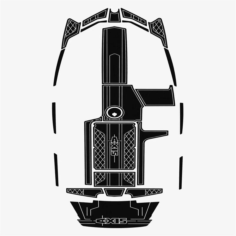 2018 Axis A22 Cockpit Bow 1/4" 6mm Boat EVA Flooring Teak Floor Non - slip Mat - HJDECK