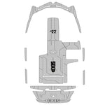 2018 Axis A22 Cockpit Bow 1/4" 6mm Boat EVA Flooring Teak Floor Non - slip Mat - HJDECK