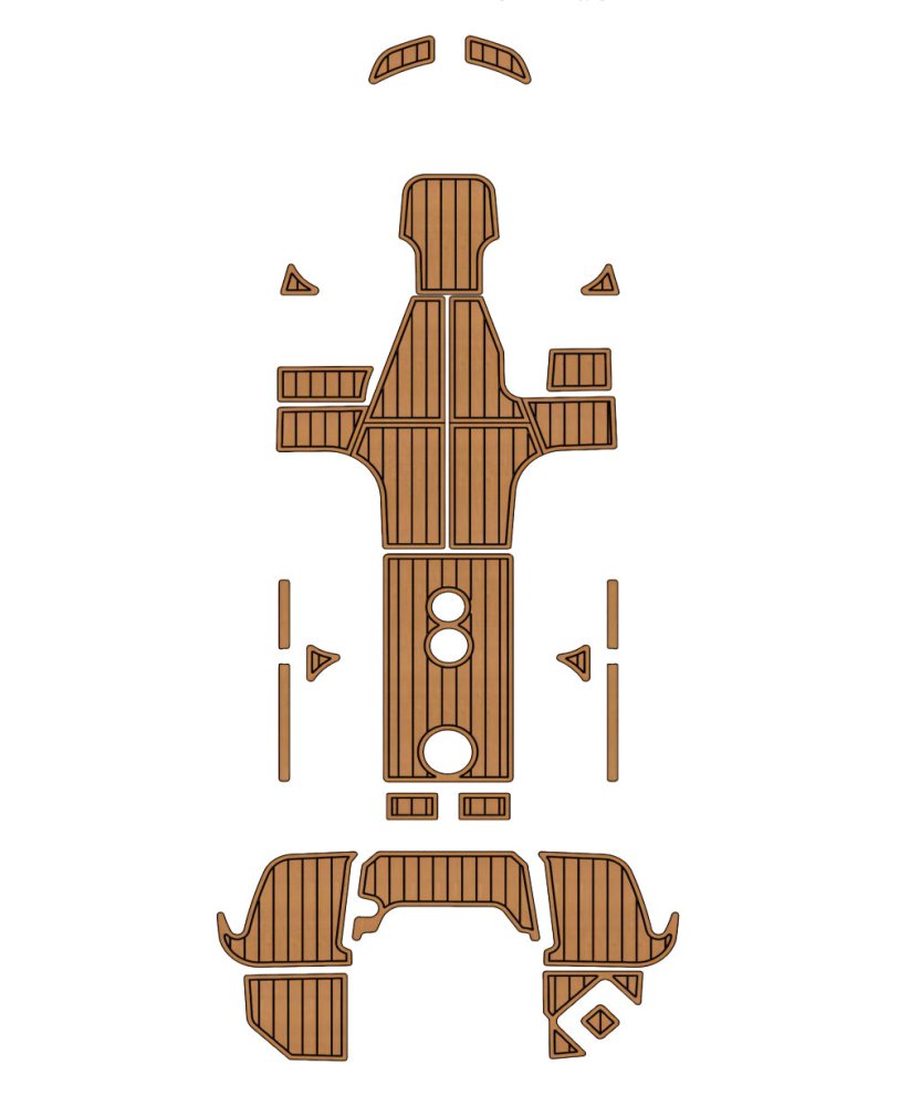 2018 Bayliner Element E21 Custom Boat Deck Floor Mats - HJDECK