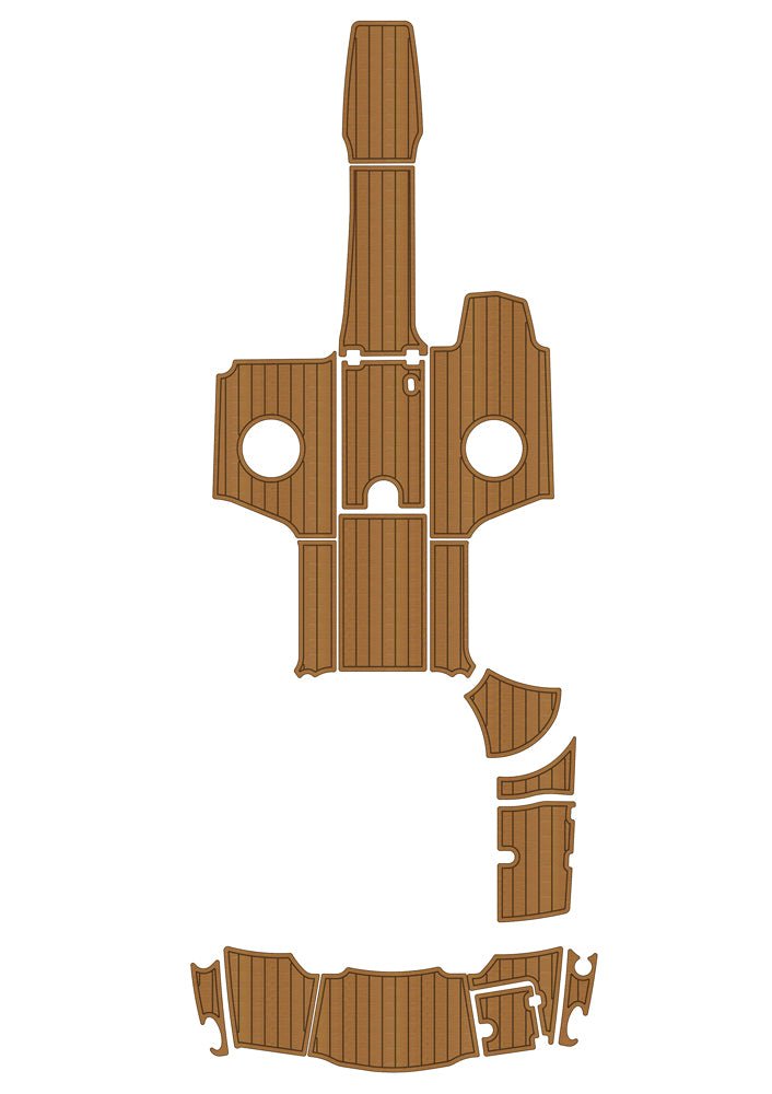 2018 Chaparral 246 SSI EVA Foam Boat Flooring Kits - HJDECK