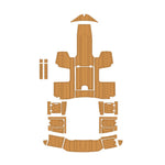 2018 Chaparral H2O Sport 19 EVA Foam Faux Teak Boat Deck MatteMarine Flooring - HJDECK