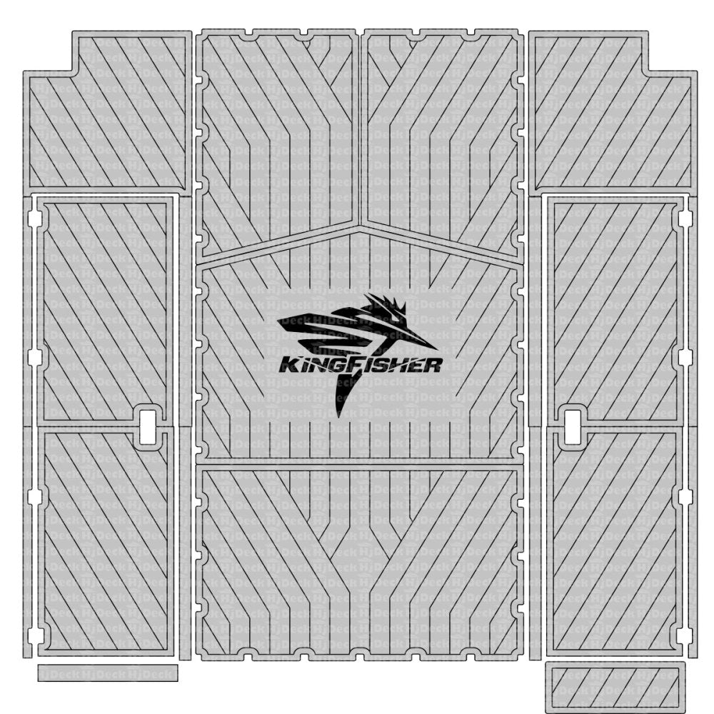 2018 Kingfisher 3025 EVA Foam Boat Flooring Marine Decking Kits - HJDECK