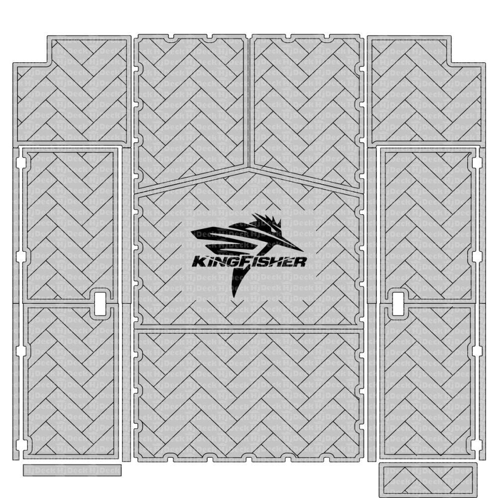 2018 Kingfisher 3025 EVA Foam Boat Flooring Marine Decking Kits - HJDECK