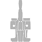 2018 Monterey 278 SS Swim Platform Cockpit Pad Marine EVA Foam Flooring Kit - HJDECK