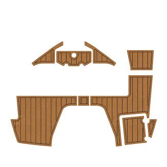 2018 Monterey M - 225 Swim Platform Pad Marine EVA Foam Flooring Kit - HJDECK