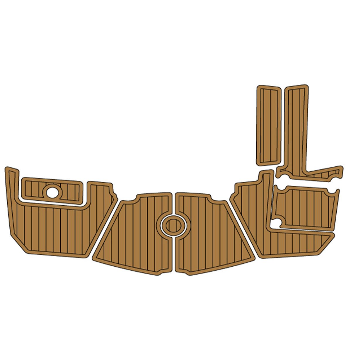 2018 Monterey M5 Pre - Cut Boat Kits EVA Foam Marine Decking - HJDECK