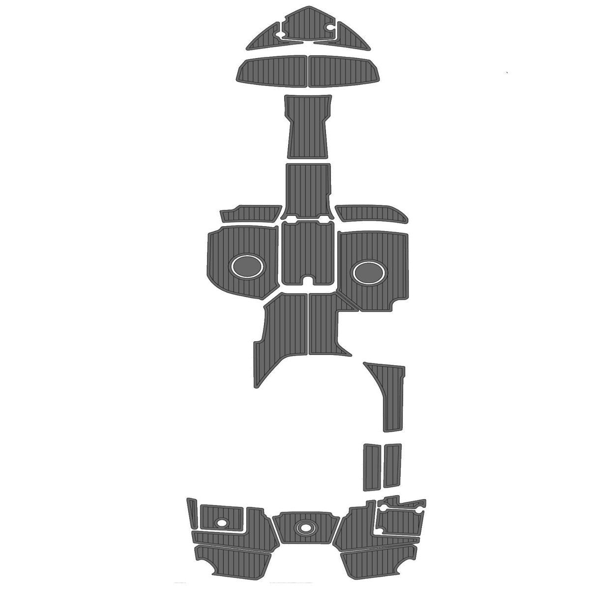 2018 Monterey M65 Swim Platform Pad Marine EVA Foam Flooring Kit - HJDECK