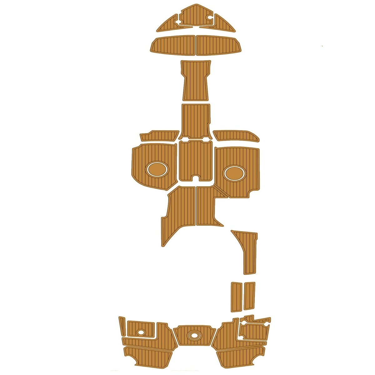 2018 Monterey M65 Swim Platform Pad Marine EVA Foam Flooring Kit - HJDECK