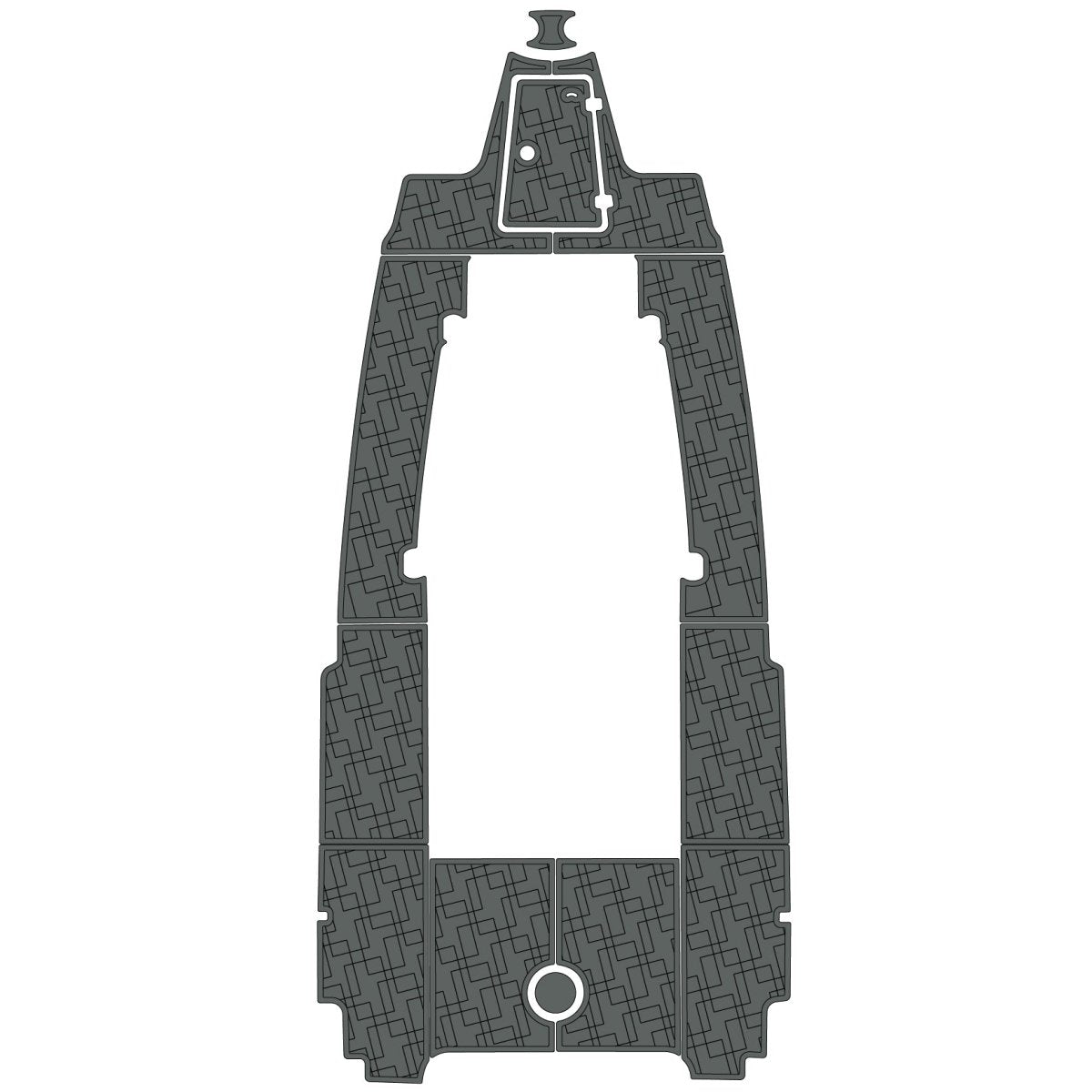 2018 Sailfish 27 CC EVA Foam Faux Teak Boat Flooring Marine Decking Carpet Pad - HJDECK