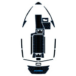 2019 - 2020 Malibu 23 LSV EVA Foam Faux Teak Boat Deck Mat Flooring Marine Decking - HJDECK
