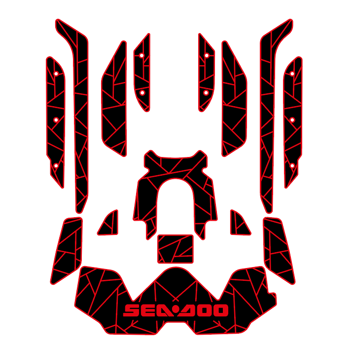 2019-2020 Sea Doo RXT-300 Jet Ski Traction Mats EVA Foam Boat Flooring Kits - HJDECK