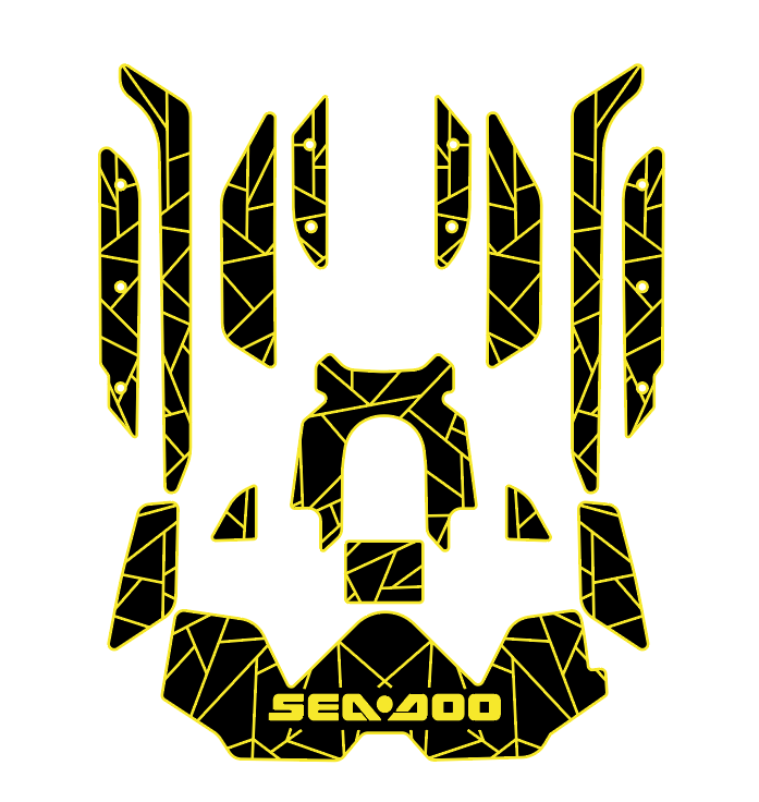 2019-2020 Sea Doo RXT-300 Jet Ski Traction Mats EVA Foam Boat Flooring Kits - HJDECK