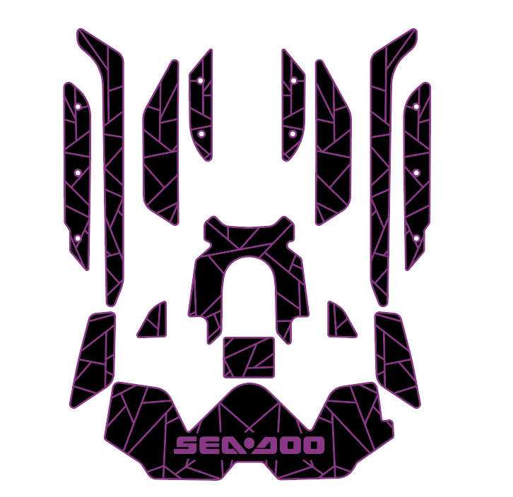 2019-2020 Sea Doo RXT-300 Jet Ski Traction Mats EVA Foam Boat Flooring Kits - HJDECK