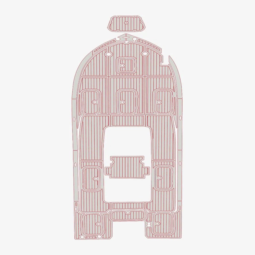 2019 - 2020 Shallow Sport X3 Marine Teak Sea Dek EVA Foam Flooring Kits - HJDECK