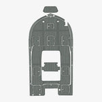 2019 - 2020 Shallow Sport X3 Marine Teak Sea Dek EVA Foam Flooring Kits - HJDECK