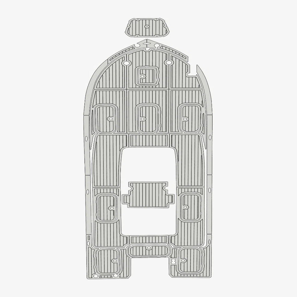 2019 - 2020 Shallow Sport X3 Marine Teak Sea Dek EVA Foam Flooring Kits - HJDECK