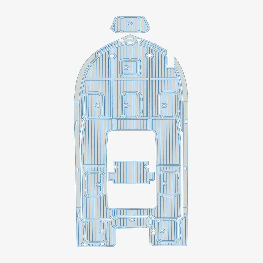 2019 - 2020 Shallow Sport X3 Marine Teak Sea Dek EVA Foam Flooring Kits - HJDECK