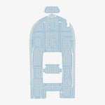 2019 - 2020 Shallow Sport X3 Marine Teak Sea Dek EVA Foam Flooring Kits - HJDECK