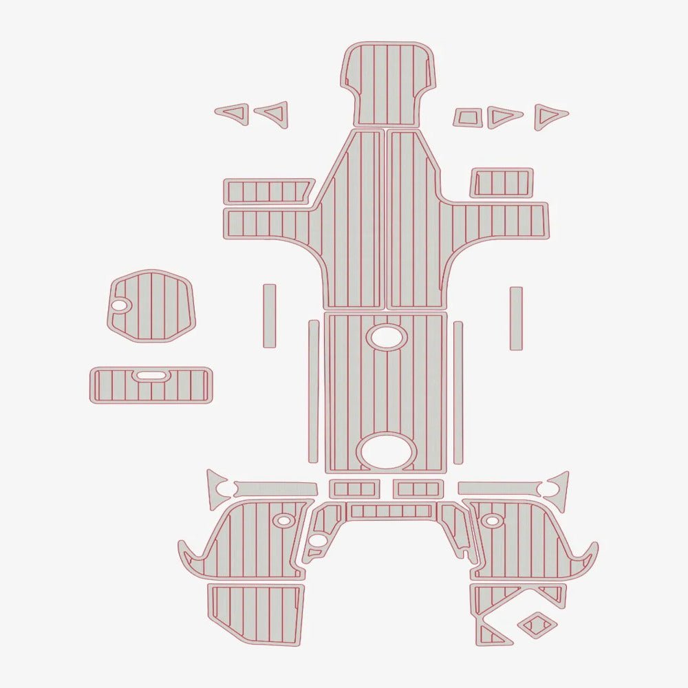 2019 - 2021 Bayliner Element E21 Custom Boat Deck Floor Mats - HJDECK