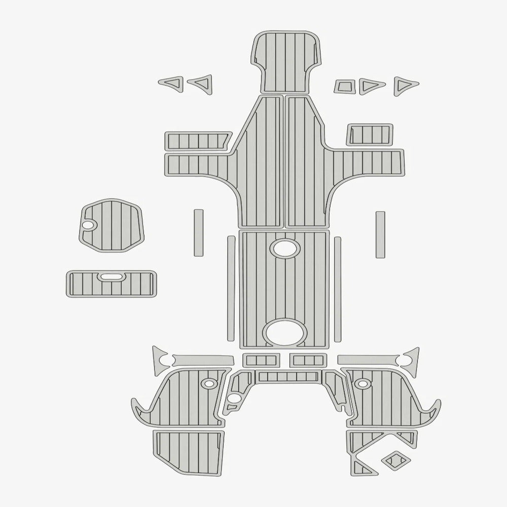 2019 - 2021 Bayliner Element E21 Custom Boat Deck Floor Mats - HJDECK