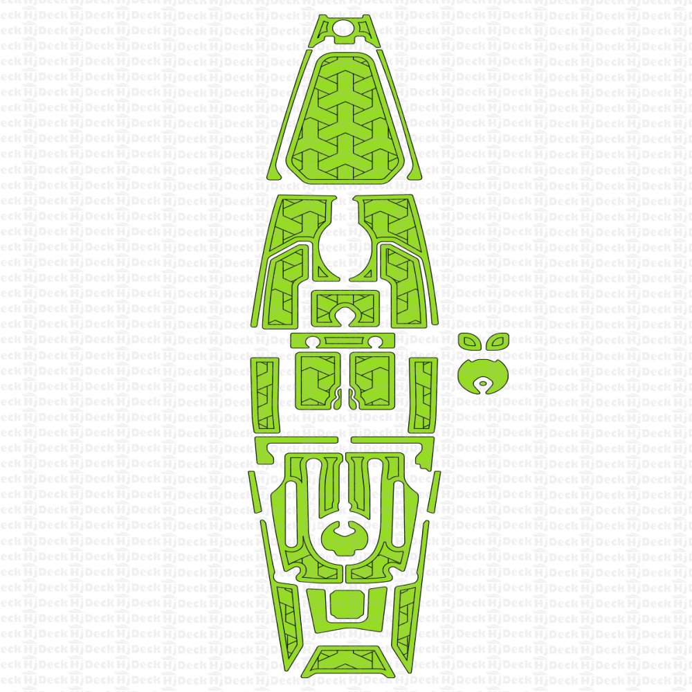 2019 - 2021 Hobie Pro Angler 14 360 Kayak Boat Deck Pad Kit - HJDECK