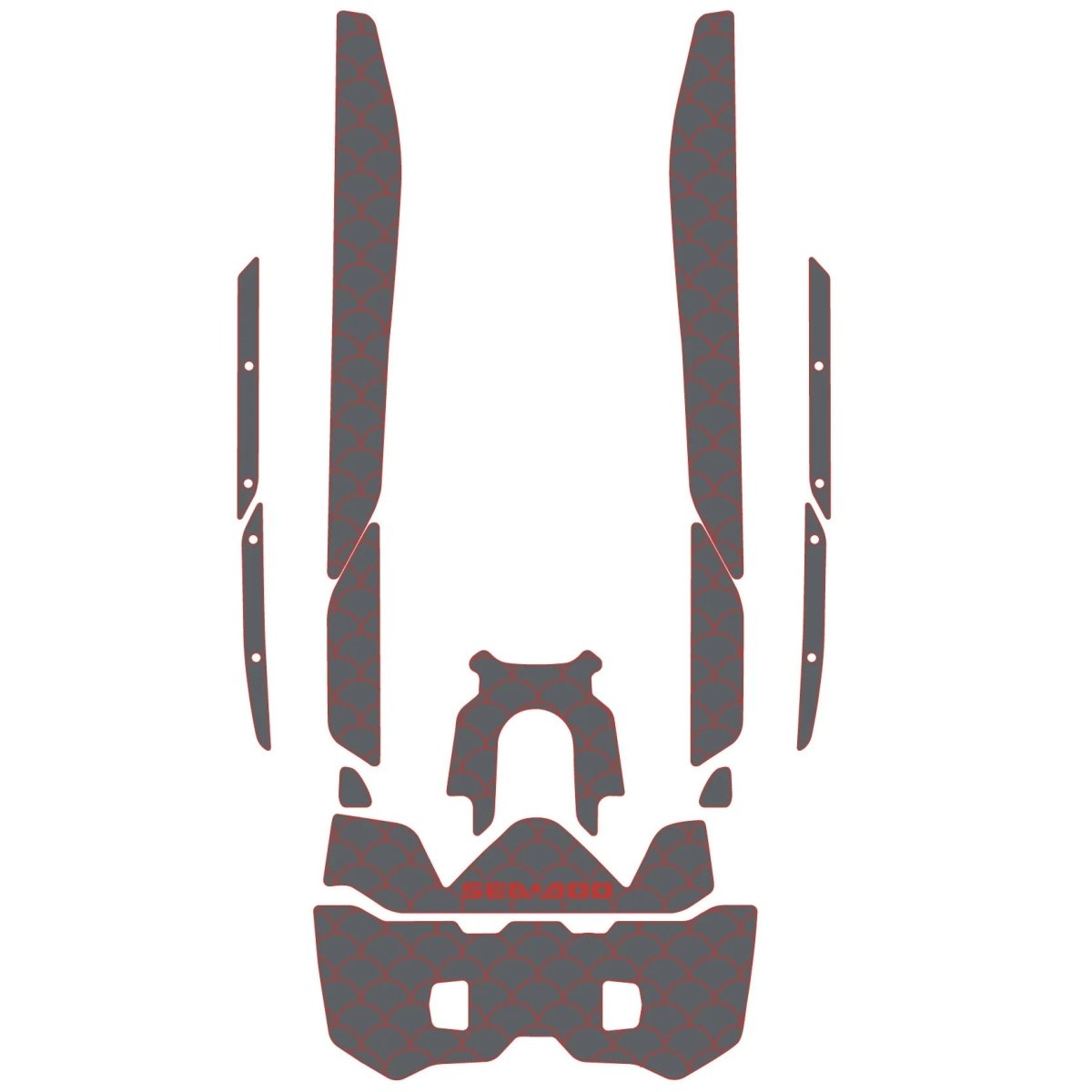 2019 - 2021 Sea - Doo FISH PRO Traction Mats - HJDECK