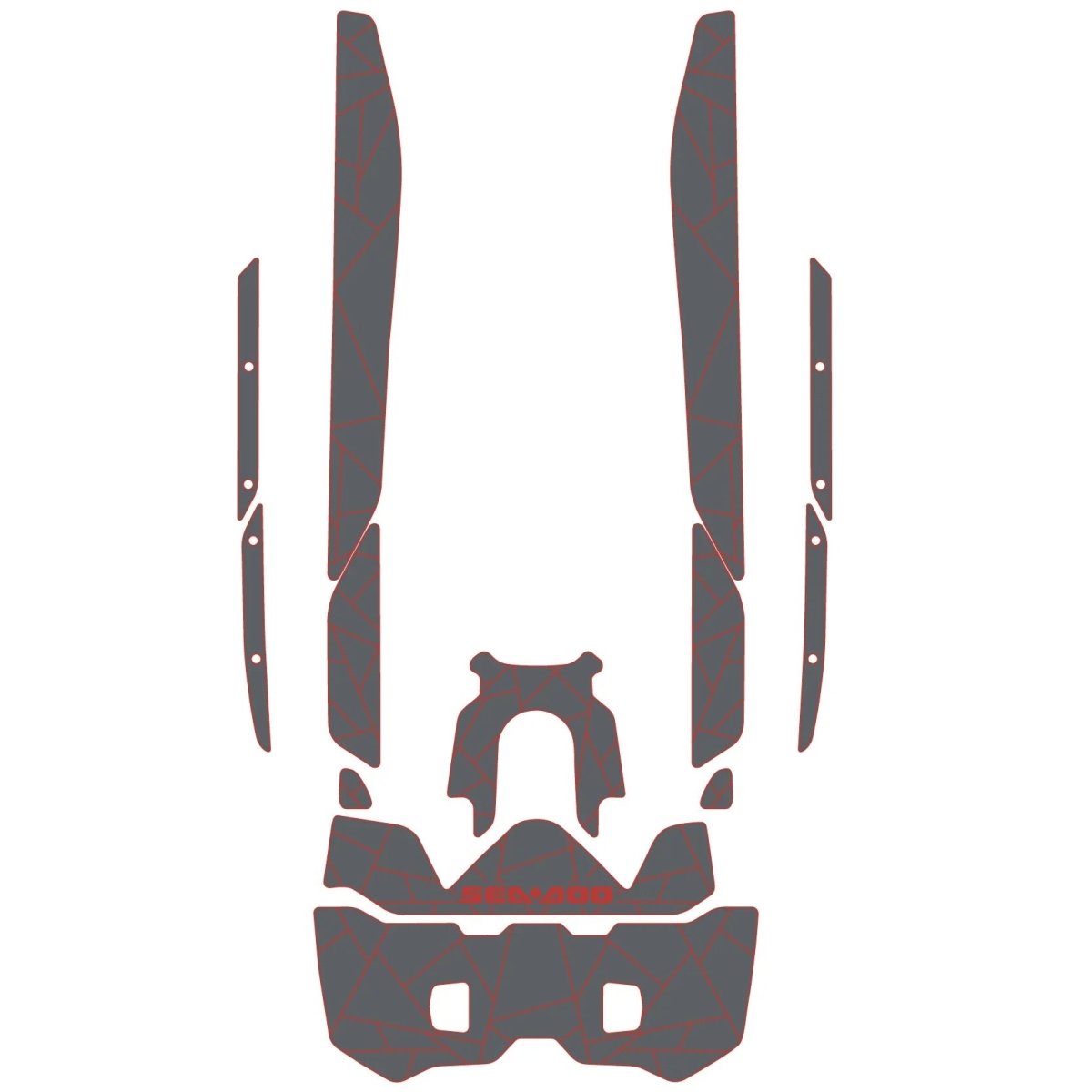 2019 - 2021 Sea - Doo FISH PRO Traction Mats - HJDECK