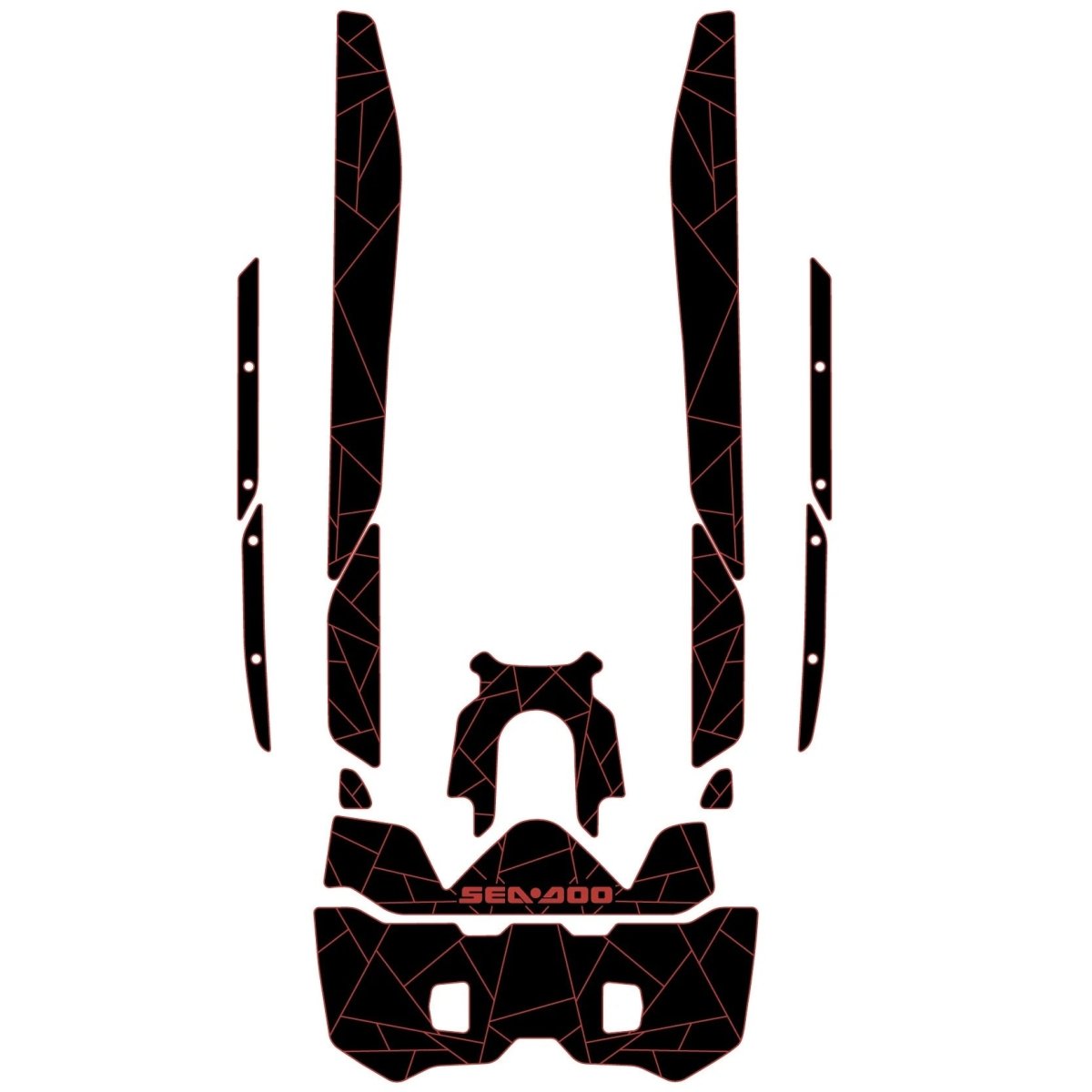 2019 - 2021 Sea - Doo FISH PRO Traction Mats - HJDECK