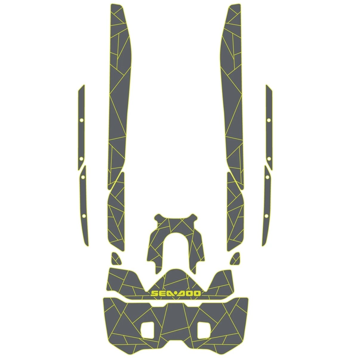 2019 - 2021 Sea - Doo FISH PRO Traction Mats - HJDECK