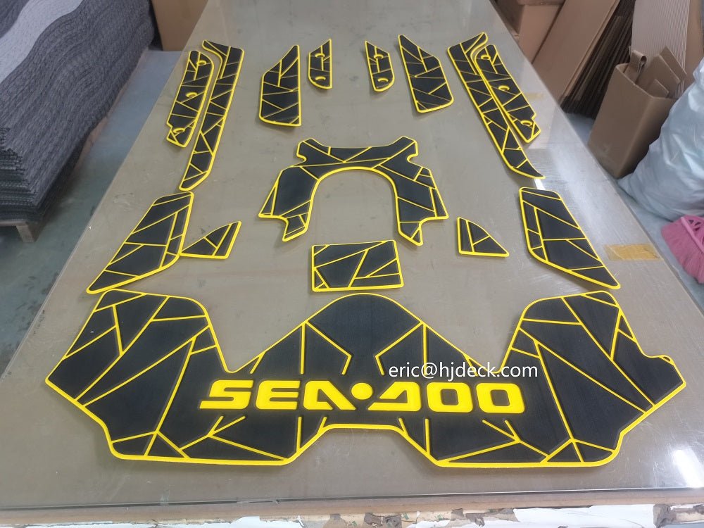2019 - 2023 Sea Doo RXT - 300 Jet Ski Traction Mats EVA Foam Boat Flooring Kits - HJDECK